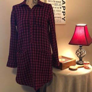 Rubbish Buffalo Plaid Tunic Top
